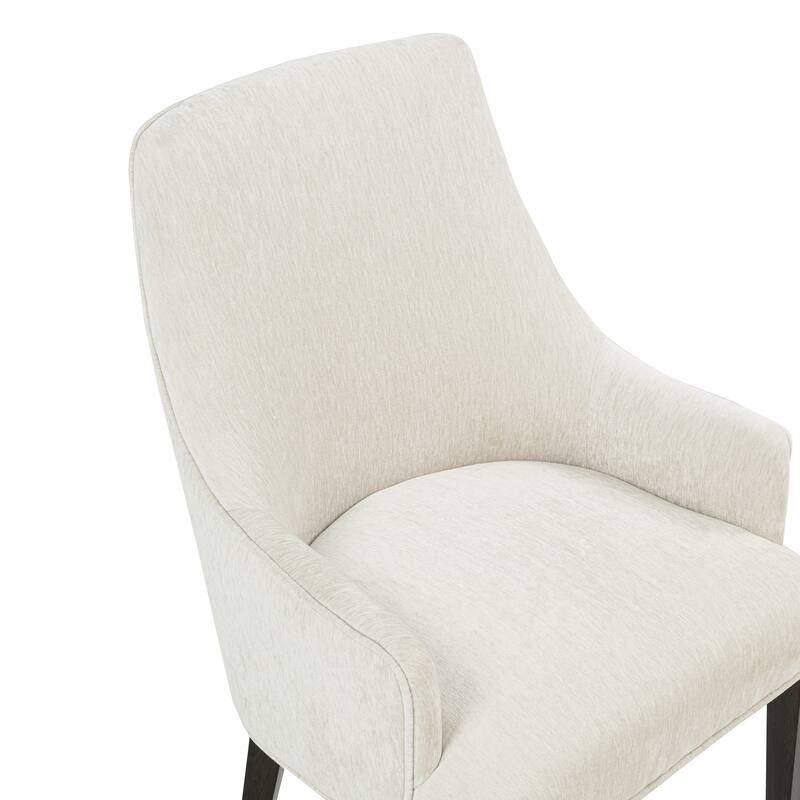 Manhattan Comfort Beever Modern Chenille Dining Armchair