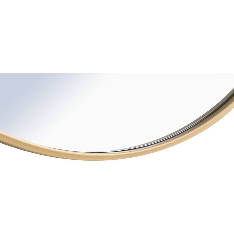 Elegant Lighting Eternity 28" Diameter Circular Beveled Metal Framed