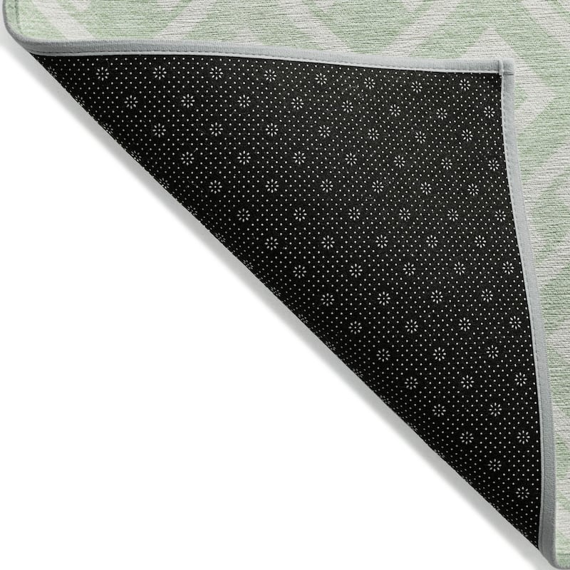 HomeRoots Geometric Transitional Rectangle Outdoor Rug