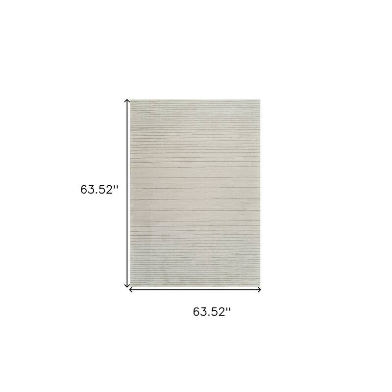Beruy Abstract Modern Non Skid Stain Resistant Woven Durable Area Rug By HomeRoots