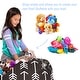 preview thumbnail 100 of 187, Kids Bean Bag Chair Cover Stuffed Animal Storage or Toy Organizer