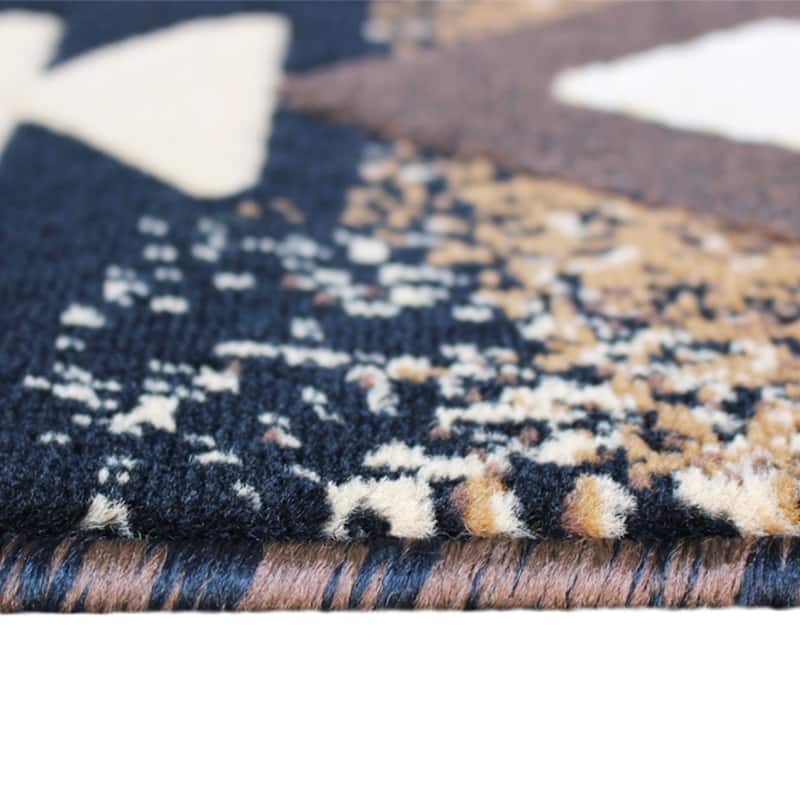 Traditional Southwestern Style Olefin Fiber Geometric Area Rug
