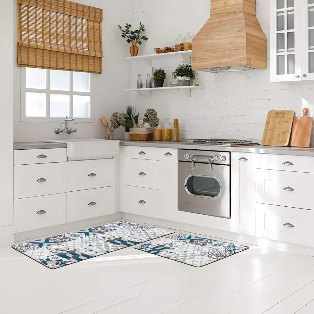 Vortiara Foam Kitchen Mat Boho Moroccan Style