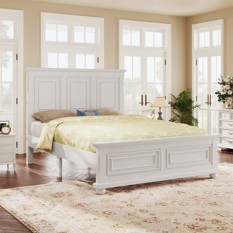 Traditional Town and Country Style Pinewood Vintage Bed