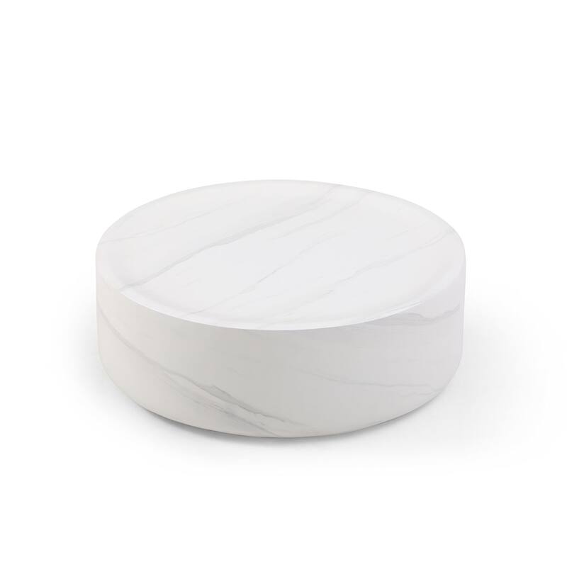 31.49'' Faux MARS Pattern Coffee Table