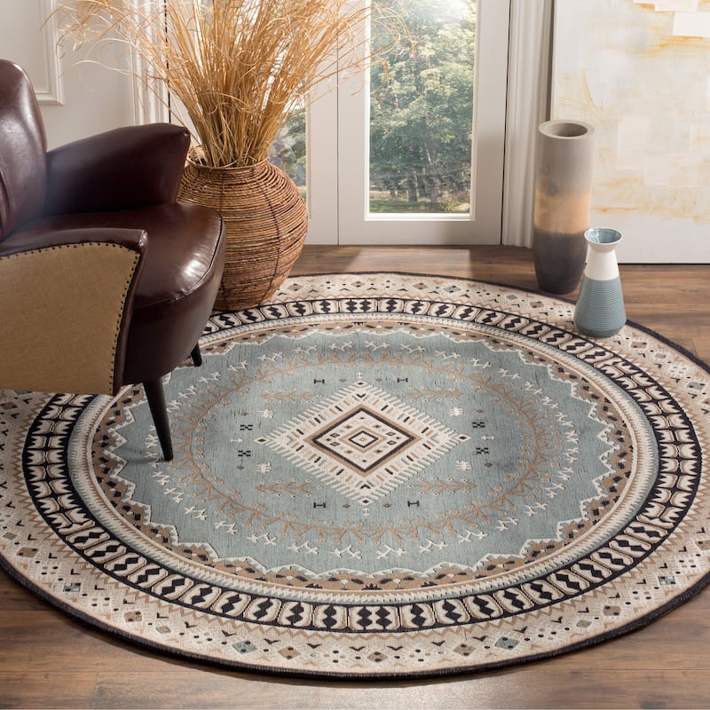 SAFAVIEH Classic Vintage Boho Rozeta Oriental Cotton Rug