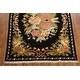 preview thumbnail 6 of 18, Wool/ Silk Vegetable Dye Aubusson Oriental Area Rug Handmade Carpet - 5'11" x 8'1"