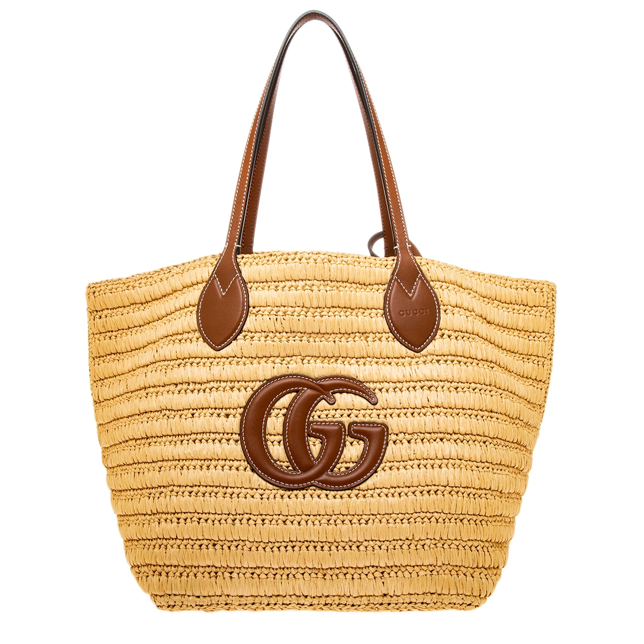 Gucci Woven Medium Tote Bag - Overstock - 43394878