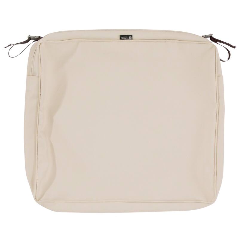 Classic Accessories Montlake Water-Resistant Patio Seat Cushion Slip Cover