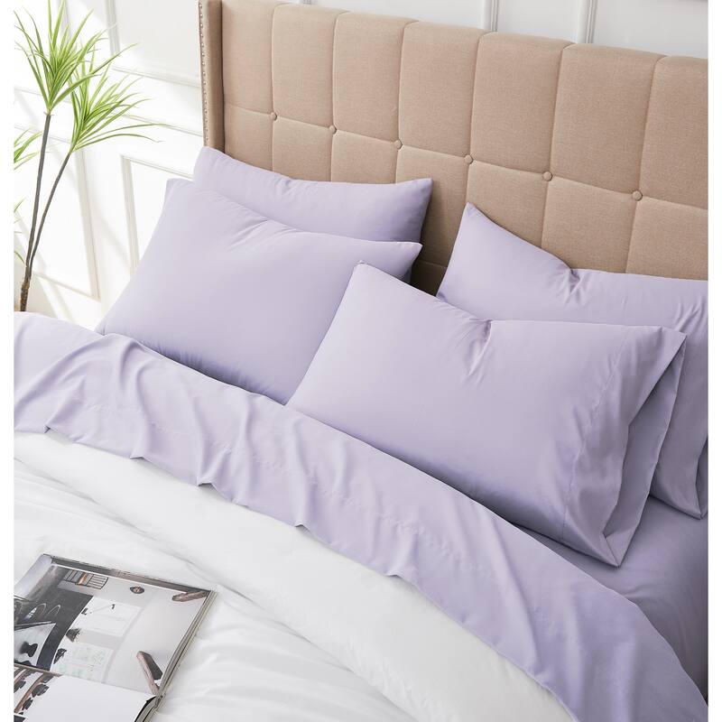 No-slip Ultra-soft Deep Pocket 6-piece Bed Sheet Set