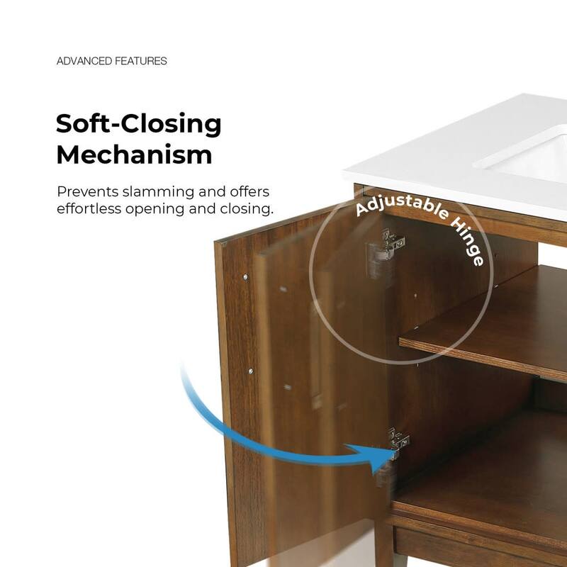 Ove Decors KIRA-30 Kira 30" Free Standing Single Basin Vanity Set with