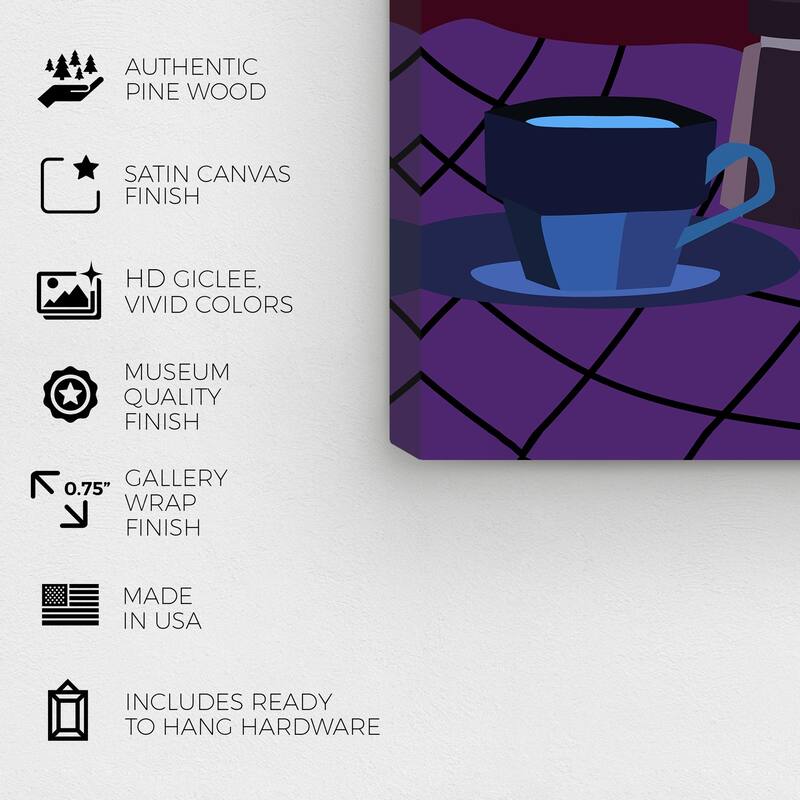 Wynwood Studio Canvas Education and Office Little Squares II Pink and Modern & Contemporary Wall Art Canvas Print