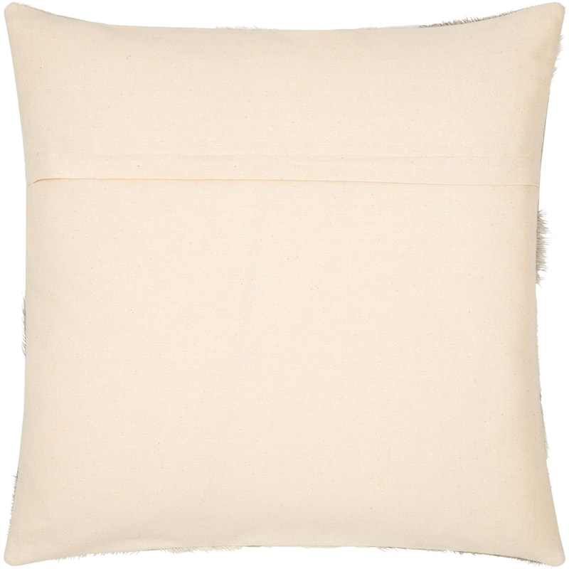 Rihannae Hexagon Hair on Hide Throw Pillow
