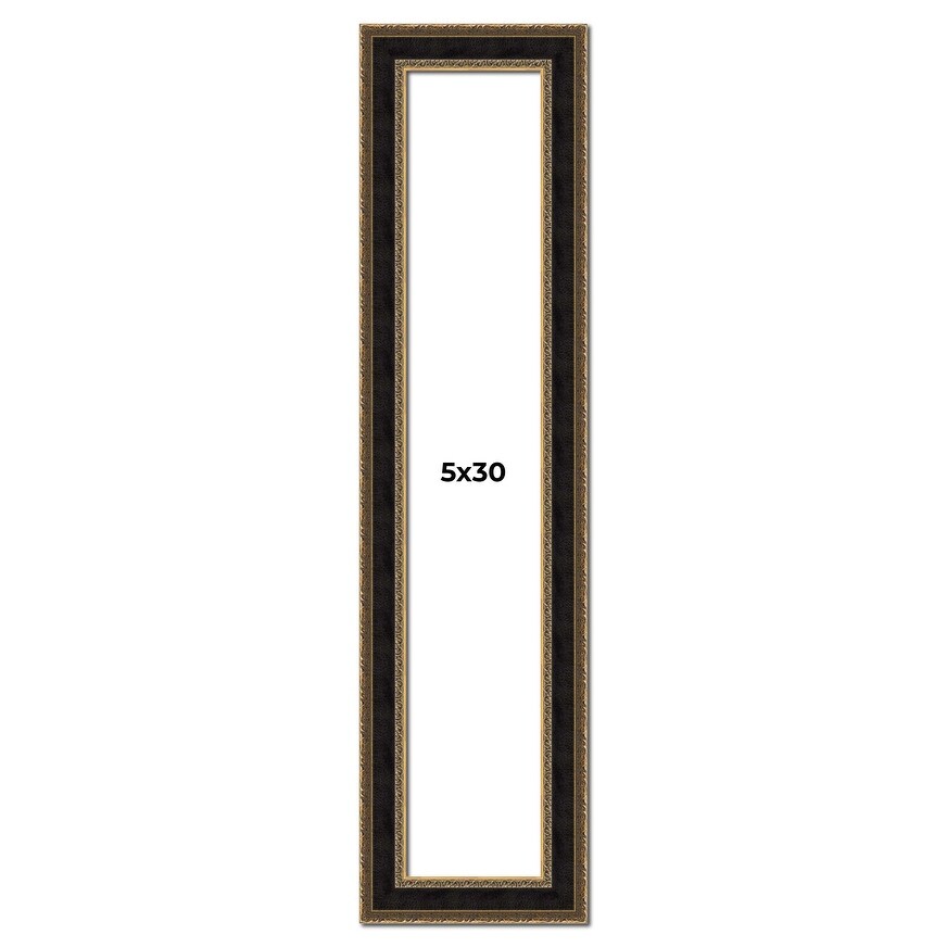 5x30 Frame Gold Antique Vintage Sold Wood Picture Frame | 1.75 Inch