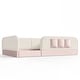 preview thumbnail 110 of 124, Twin/Full/Queen Teddy Fleece Floor Bed with Upholstered Safety Rails and Pocket