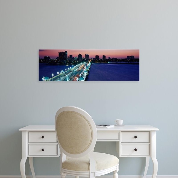 Easy Art Prints Panoramic Images's 'The Pier Skyline St Petersburg FL USA' Premium Canvas Art
