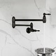 preview thumbnail 13 of 41, Copper Wall-Mounted Pot Filler Faucet Matte Black