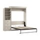 preview thumbnail 5 of 40, Versatile Queen Murphy Bed and Closet Organizer (92W) by Bestar