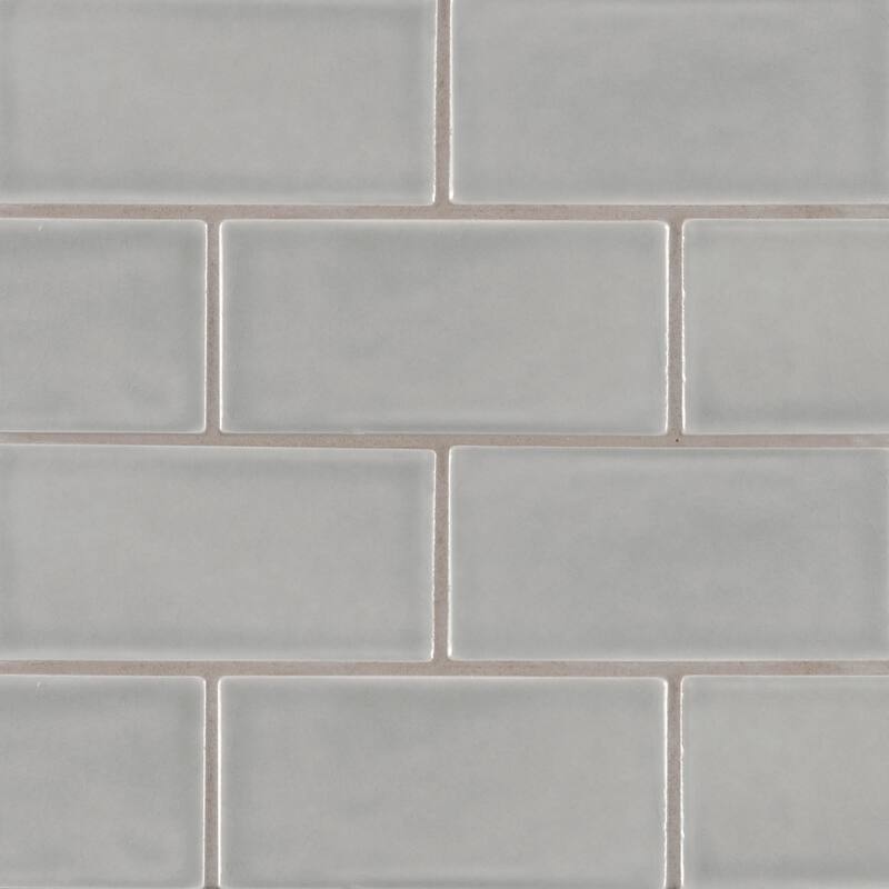 Ackland AKM-C-3X6TLG-CA 3" x 6" Ceramic and Porcelain Solid Wall Tile - Mistfall