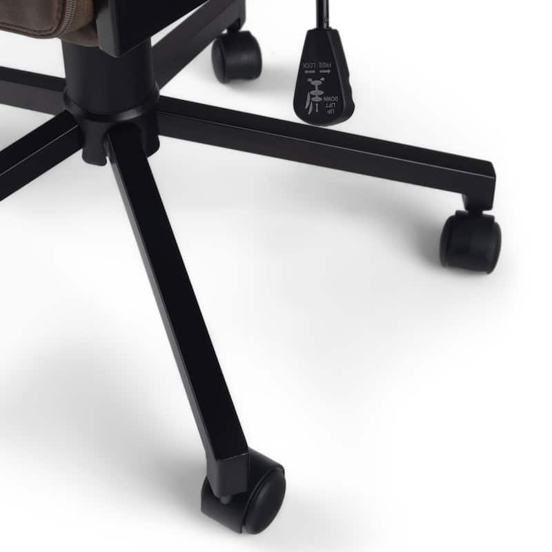 WYNDENHALL Parks Swivel Adjustable Executive Computer Office Chair