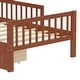 preview thumbnail 55 of 74, Safe Kids Bed Platform Bed Twin Size Wood Bed Frame with Storage Headboard and 2 Drawers Under, 3-Side Guardrails for Boys Girls