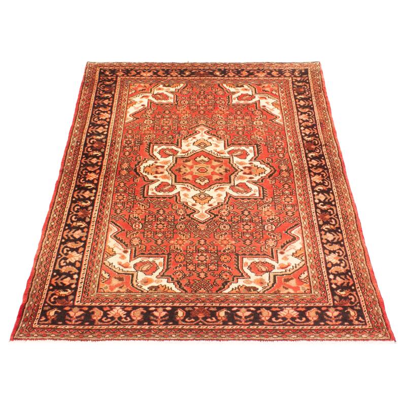 ECARPETGALLERY Hand-knotted Andelz Red Wool Rug - 4'10 x 7'2