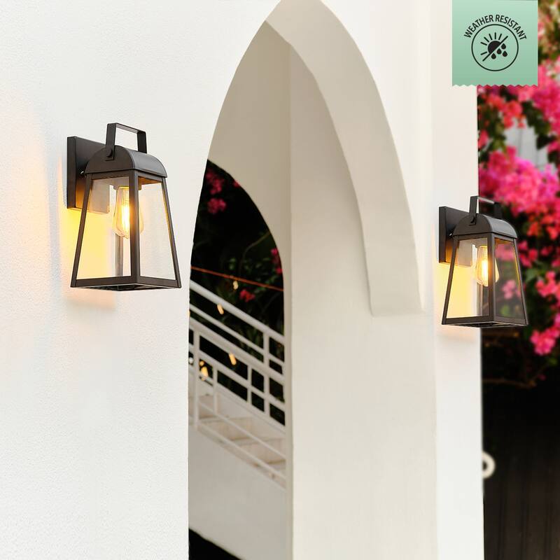 Globe Electric 91005239 Shea 12" Tall Outdoor Wall Sconce
