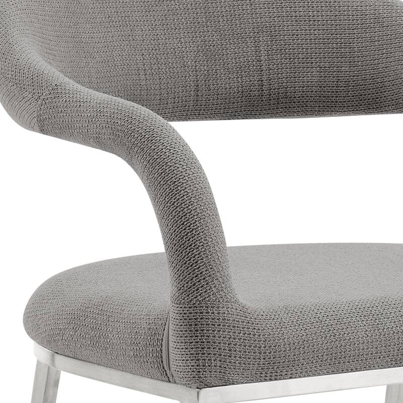 Morgan Upholstered Barrel Back Dining Chairs - Set of 2