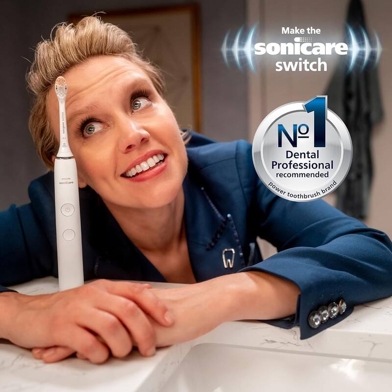 Philips Sonicare ExpertClean 7500 Rechargeable Electric Toothbrush HX9690/06 (White) and (Pink)