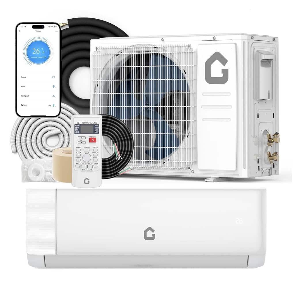 21 SEER 12000 Btus Mini Split Air Conditioner and Heat Cool Up to 750 Sq.Ft.