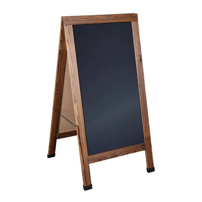 Wood A-Frame Magnetic Chalkboard Set-Markers, Stencils, and Magnets