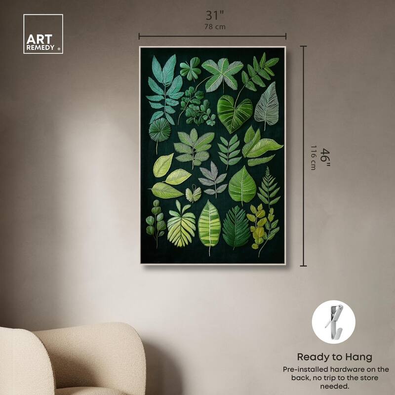 Leaf Library II Canvas by Art Remedy