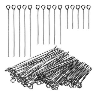 0.8/1.2/1.6Inch Eye Pins, Jewelry Making Headpins-600Pcs(Gunmetal ...