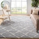 preview thumbnail 7 of 154, SAFAVIEH Arizona Shag Nevada 1.2-inch Thick Rug 6'7" x 9'2" - Grey/Ivory