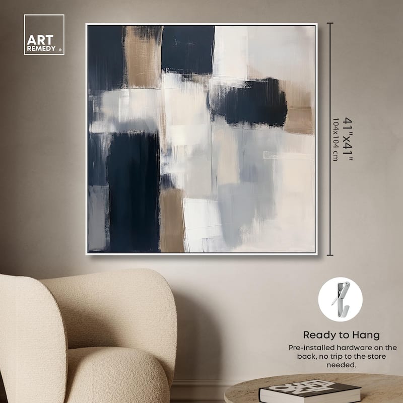 Blue Undertone II Canvas by Art Remedy