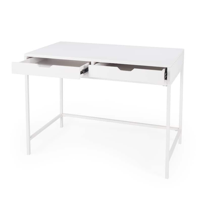 Butler Belka White Desk with Drawers