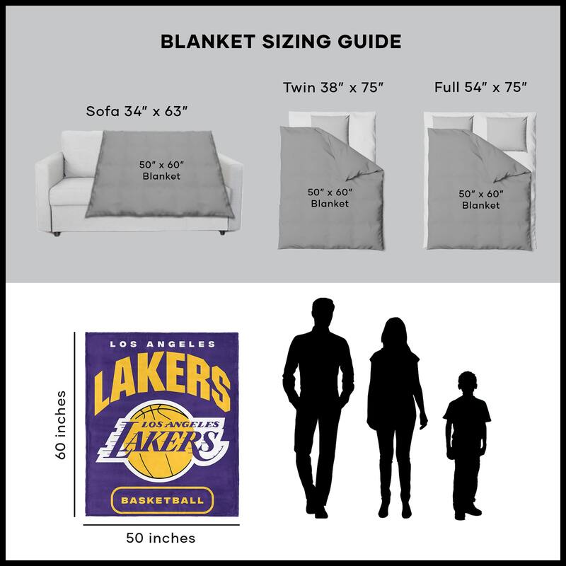 NBA High Block Silk Touch Throw Blanket
