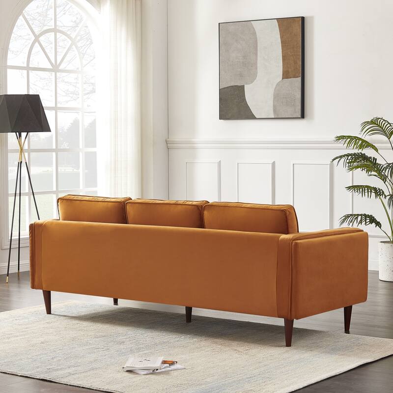Lavinia Mid Century Modern Style Sofa Couch for Living Room - 33" x 88" x 34"
