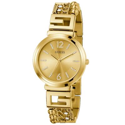 Guess Women's Gold Tone Analog Gold Dial Watch - GW0545L2 - 6 (36)