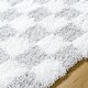 preview thumbnail 36 of 48, Livabliss Urban Shag Scandinavian Checkered Area Rug.