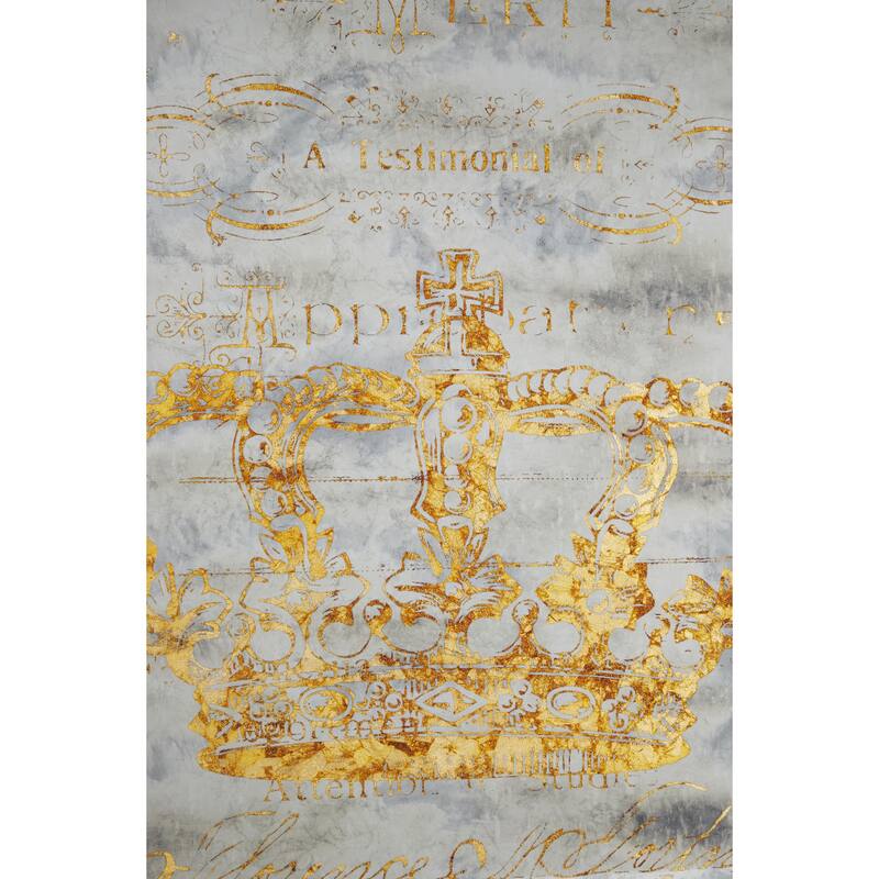 Metal Abstract Wall Decor with Black Frame - Gold - Roche River Decor