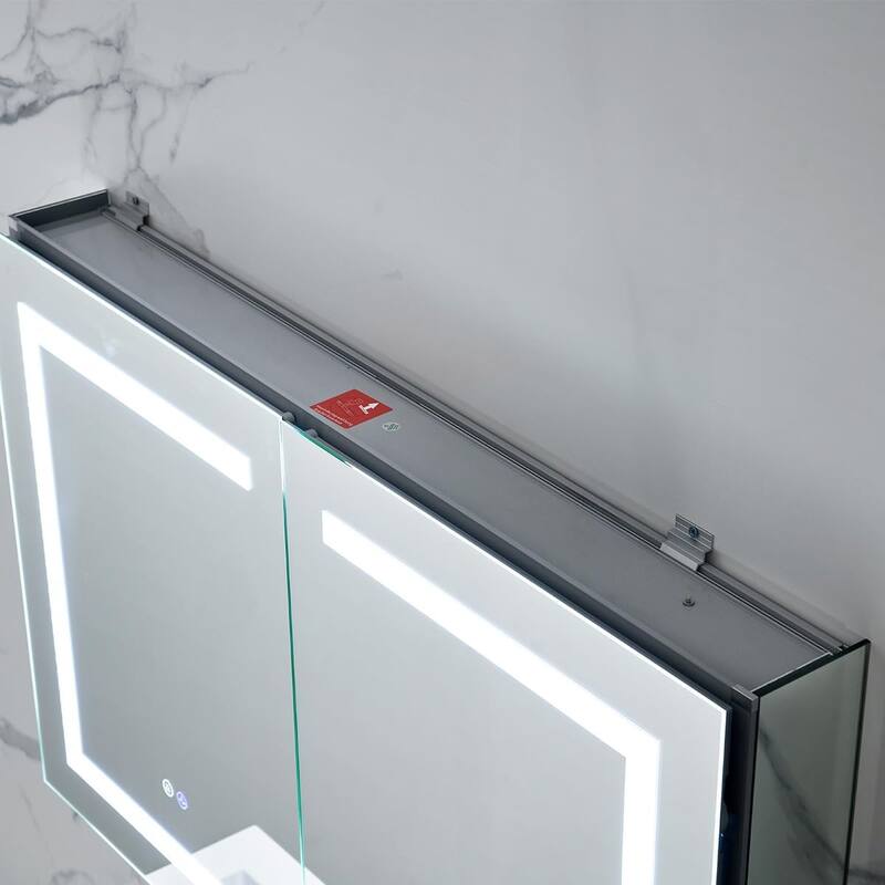 LED Lighted Bathroom Medicine Cabinet with Mirror