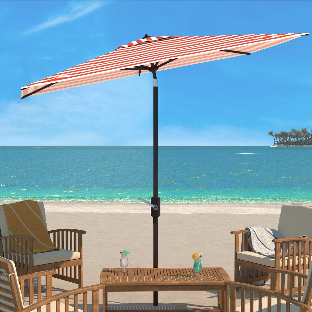 blue and orange patio umbrella Grosfillex Market - 7 Foot Diameter - Wooden Pole - Pacific The Half Round Patio Umbrella by Nature Spring is an attractive option that enhances your outdoor decor and provides quality sun protection AMMSUN 7ft Beach Umbrella With