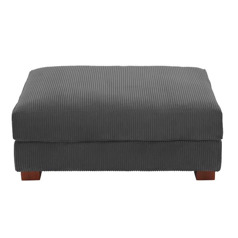 Modular Sectional Sofa with Ottomans