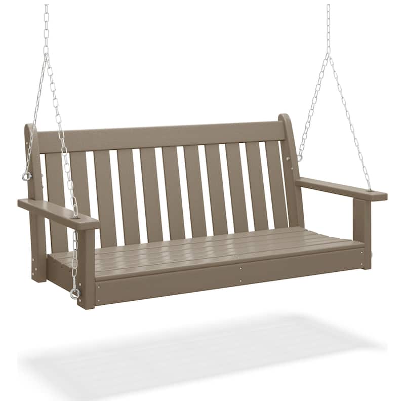 Laguna Outdoor Patio 51 Inch Traditional Hanging Porch Swing