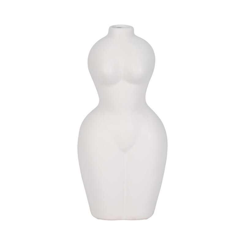 Contemporary Torso Vase - Sculptural Body Form Vase for Home Decor
