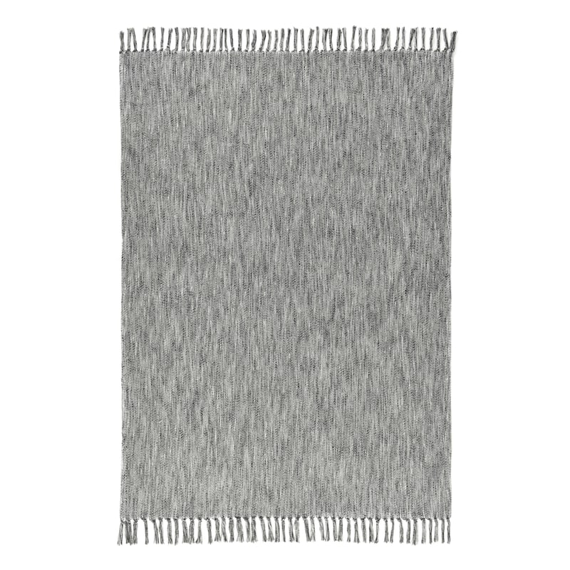 Villa by Classic Home Sharma 100% Cotton Linen 50x70 Throw Blanket