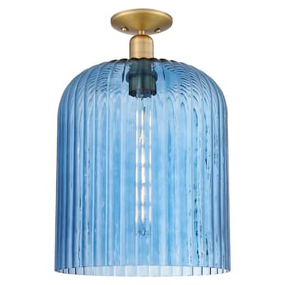 Innovations Lighting 716-1C-G559-12BL Bridal Veil 12" Wide Semi-Flush
