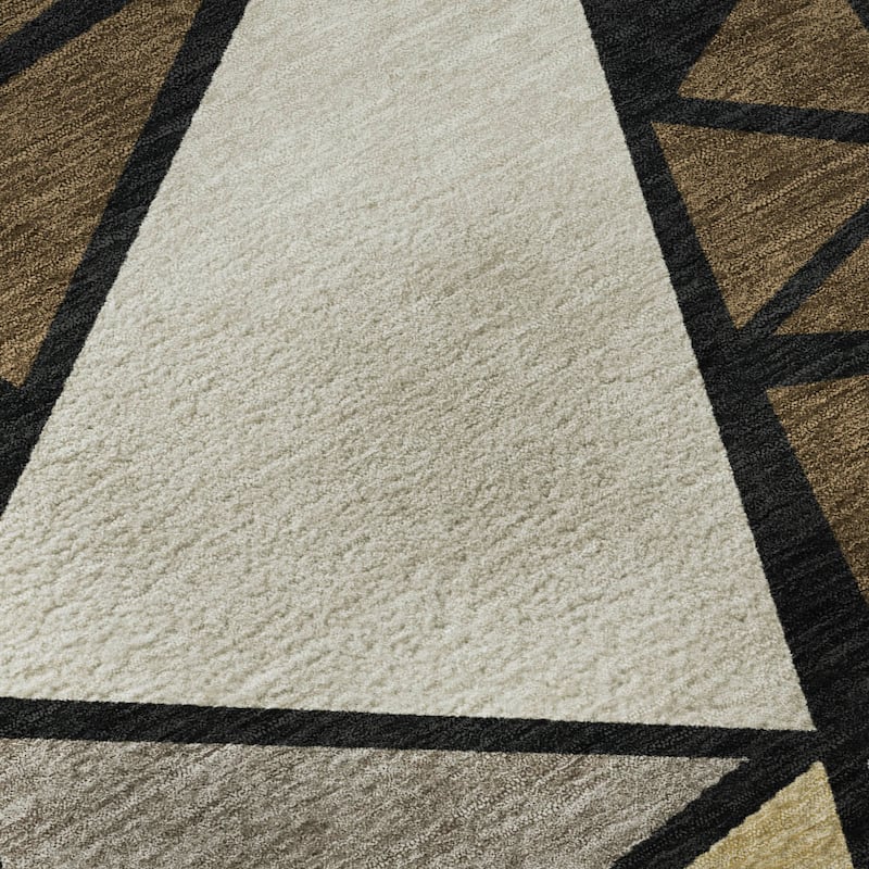 Premium Washable Super Soft Contemporary Mosaic Mayfield Rug