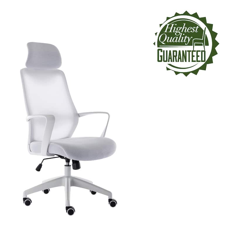 Porthos Home Cory Swivel Office Chair, Tall Mesh Back, Height Adjustable Seat